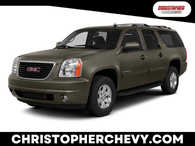 2014 GMC Yukon XL SLT in Onyx Black — front three-quarter view
