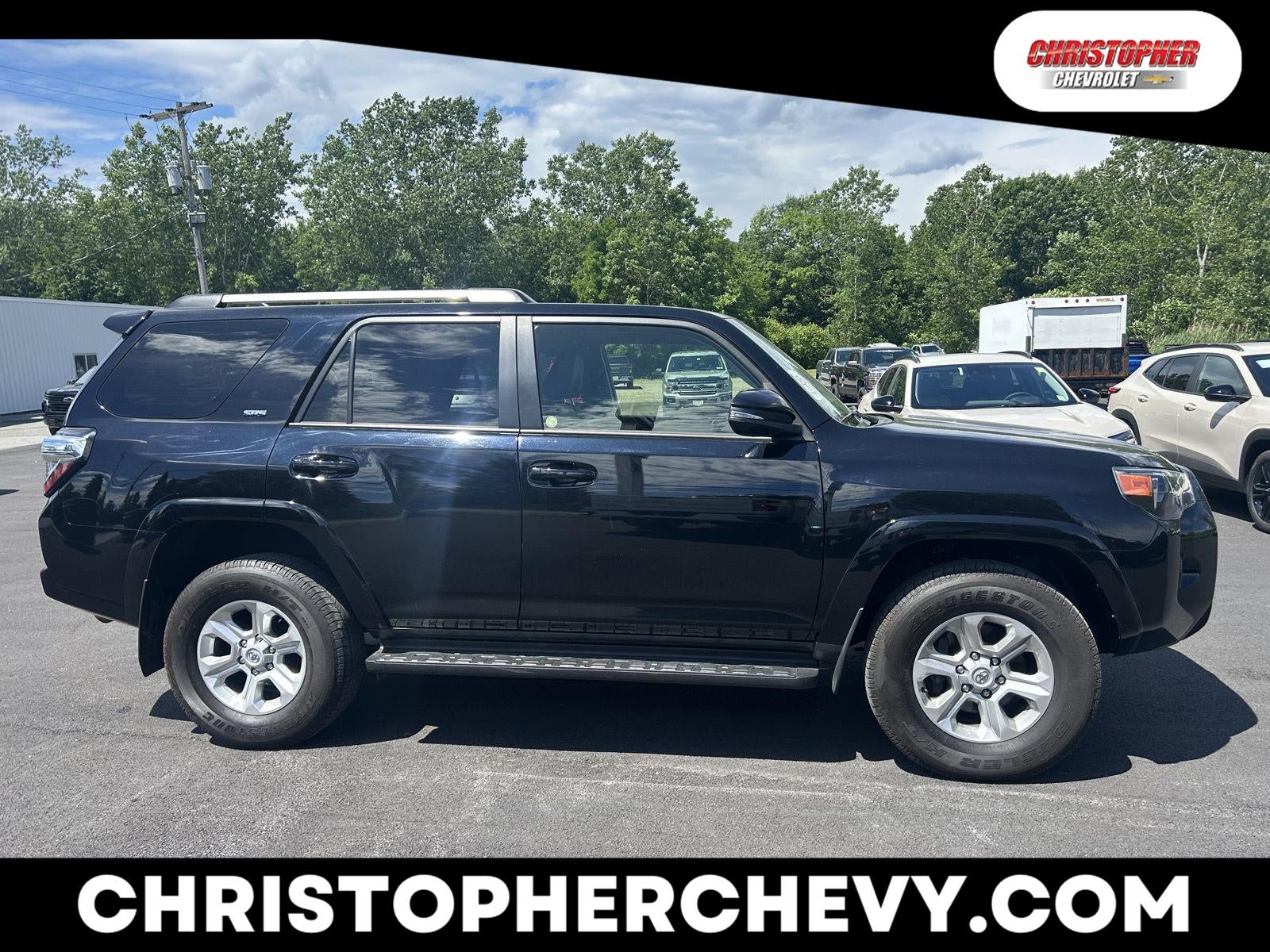 2024 Toyota 4Runner SR5 Premium in Black — front three-quarter view