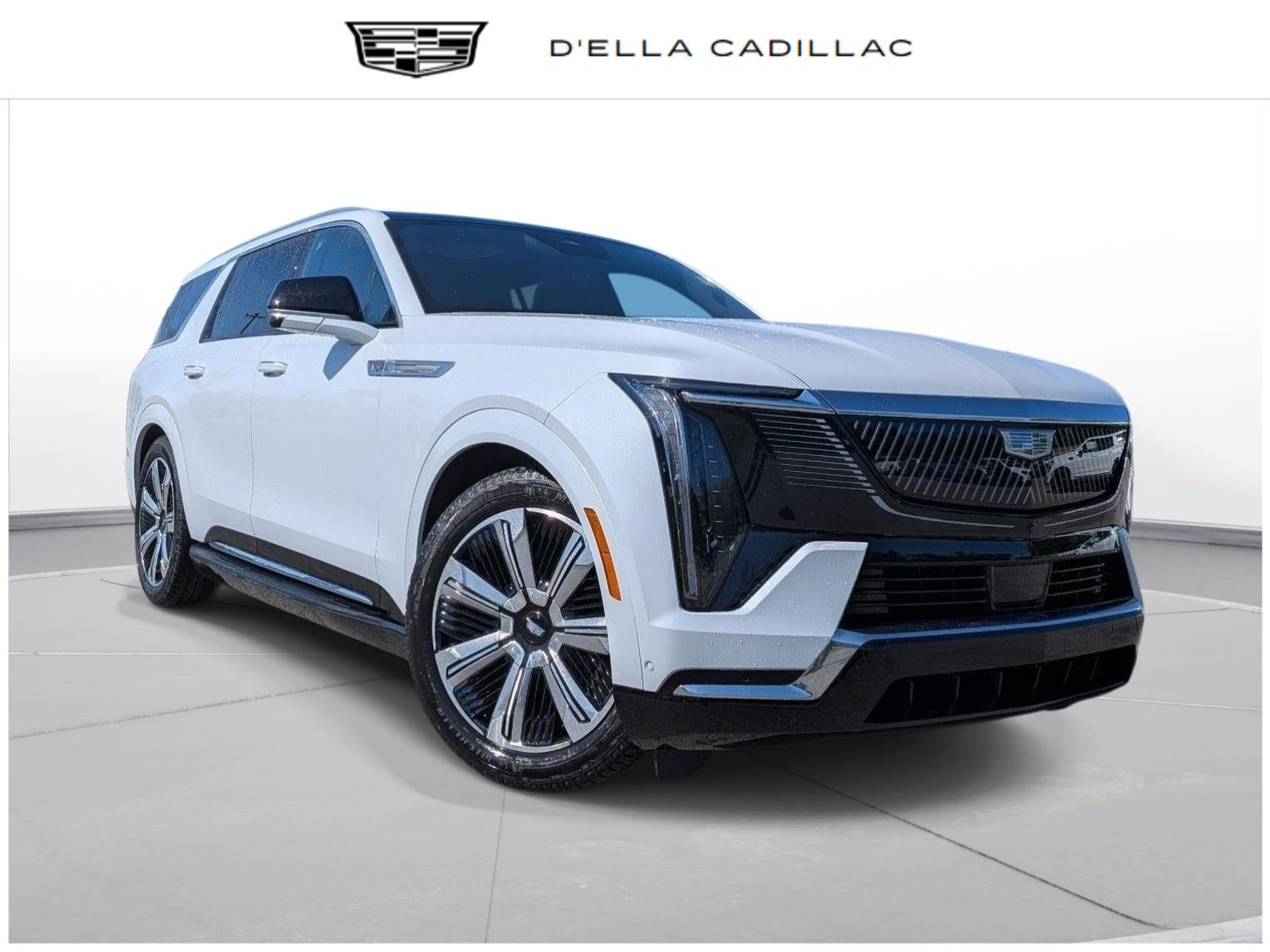 2026 Cadillac ESCALADE IQL Luxury in Vibrant White Tricoat — front three-quarter view