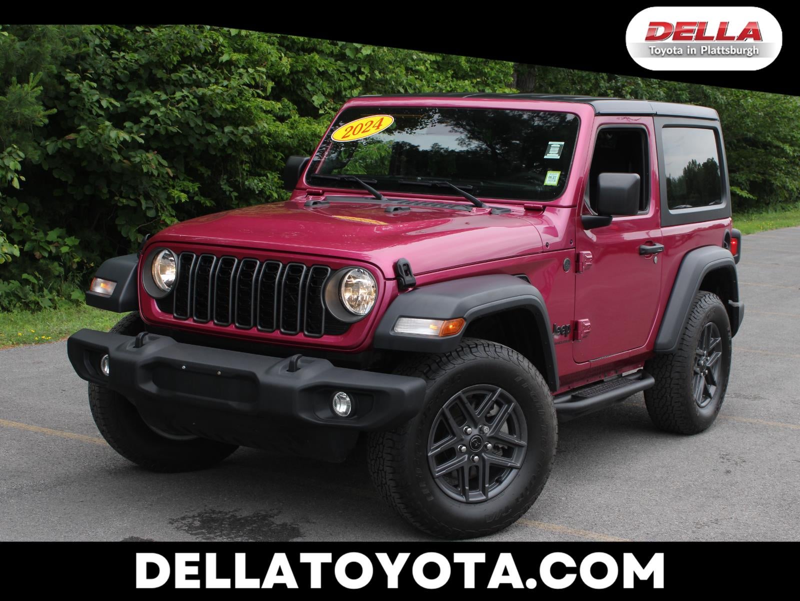 2024 Jeep Wrangler Sport S in Limited Edition Tuscadero Pearlcoat — front three-quarter view