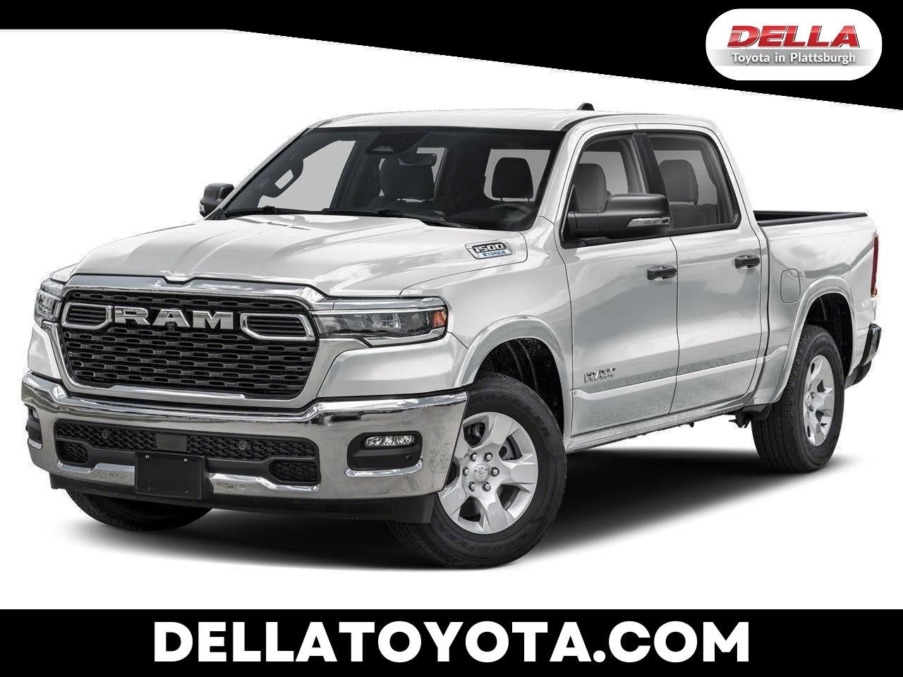 2026 RAM 1500 Big Horn in Bright White Clearcoat — front three-quarter view