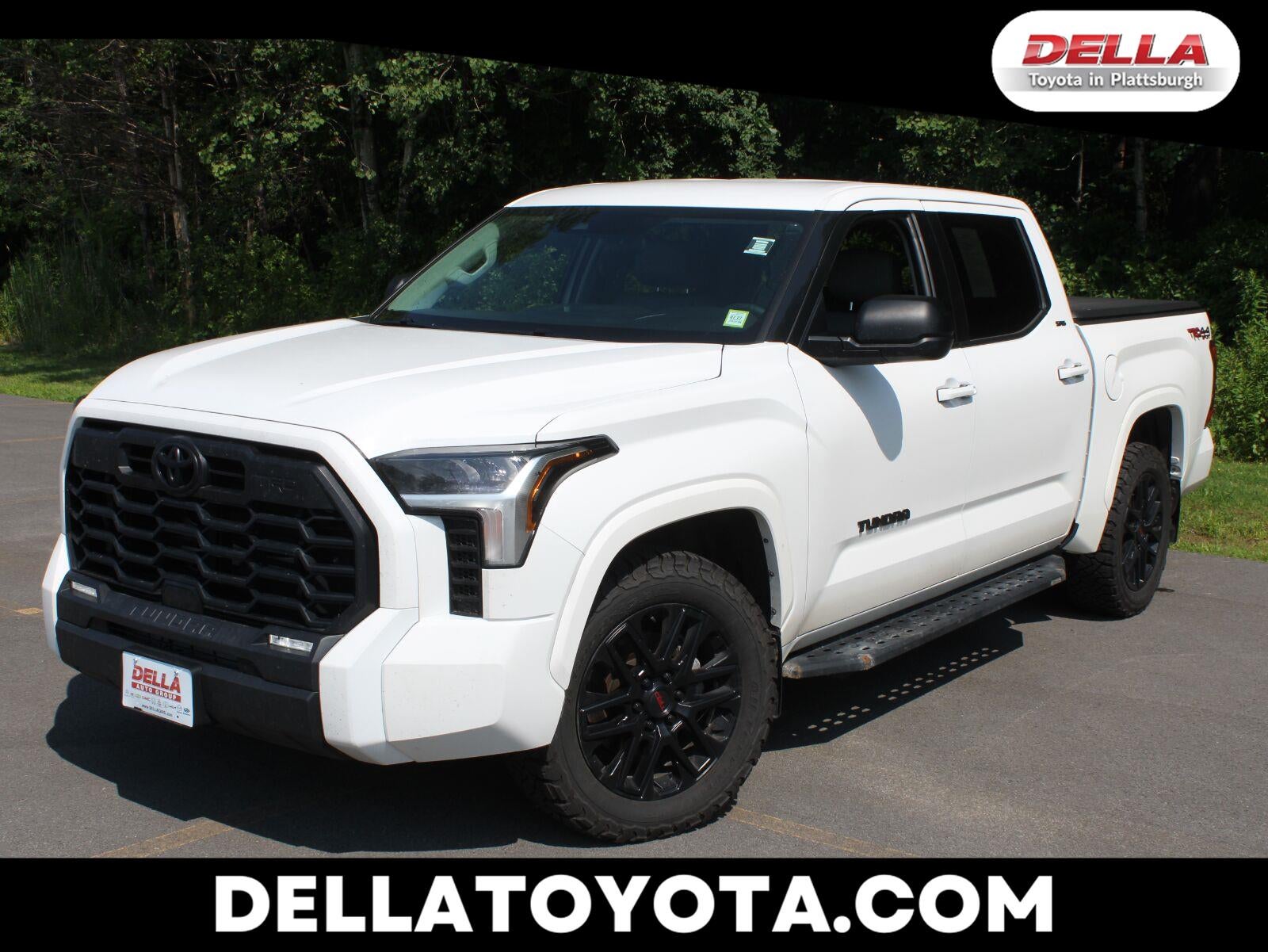 2023 Toyota Tundra SR5 in Ice Cap — front three-quarter view
