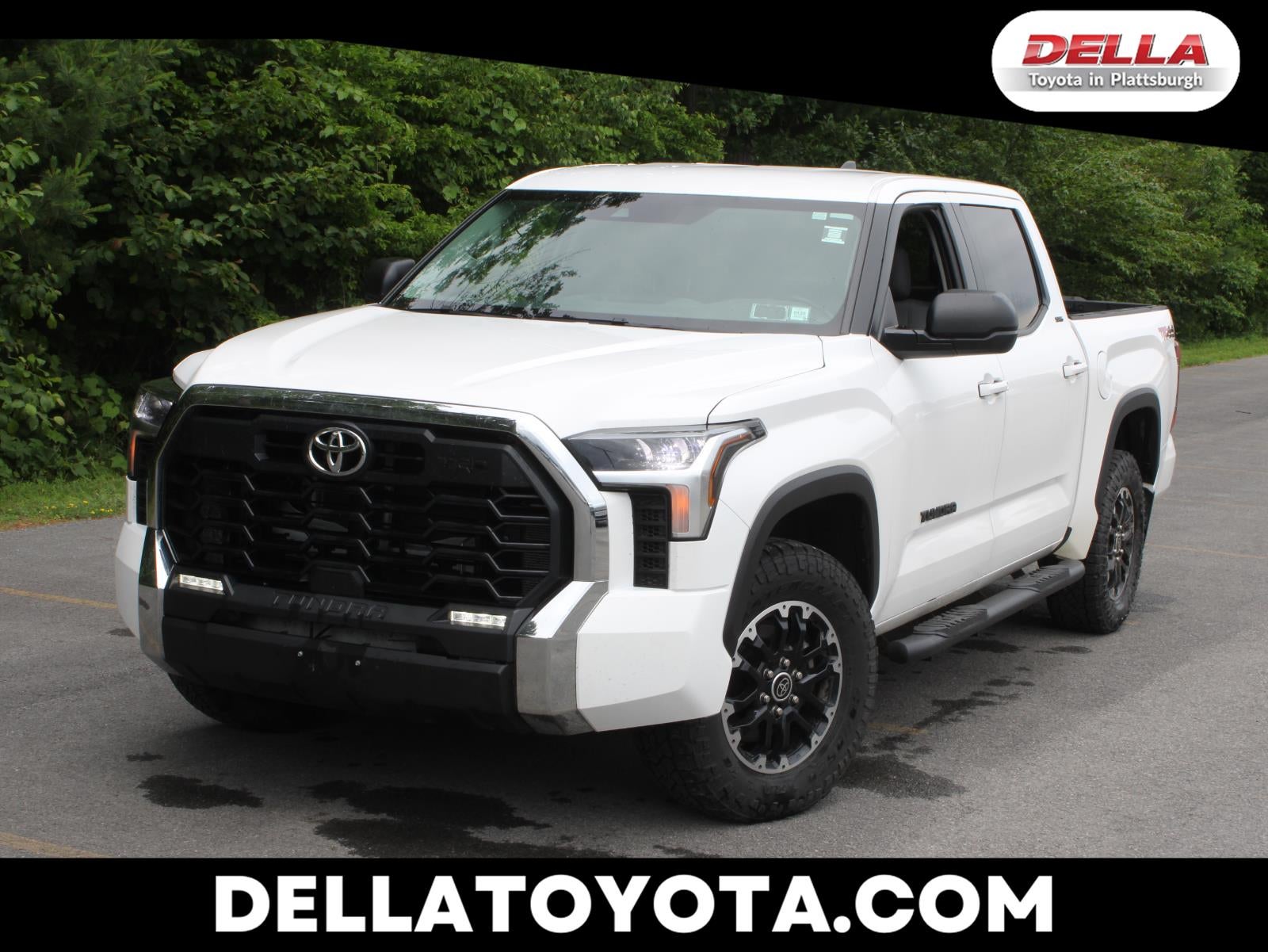 2024 Toyota Tundra SR5 in Ice Cap — front three-quarter view