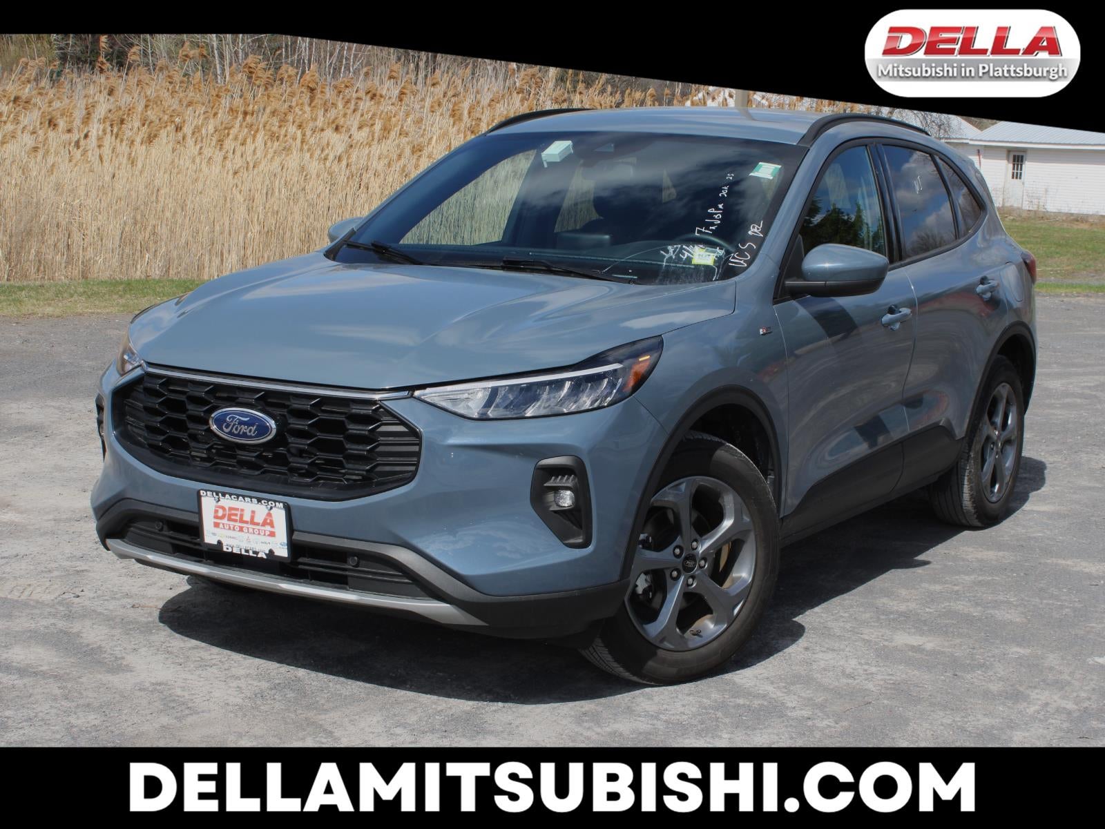 2025 Ford Escape ST-Line Select in Vapor Blue Metallic — front three-quarter view
