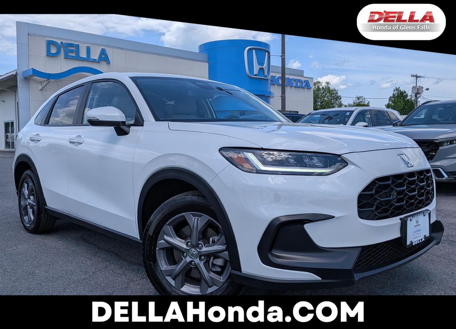 2026 Honda HR-V LX in White — front three-quarter view