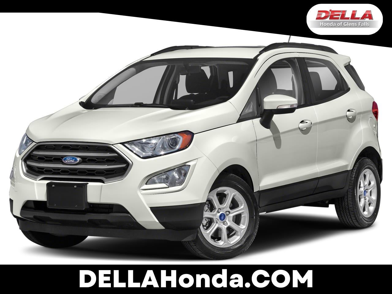 2020 Ford EcoSport SE in Shadow Black — front three-quarter view