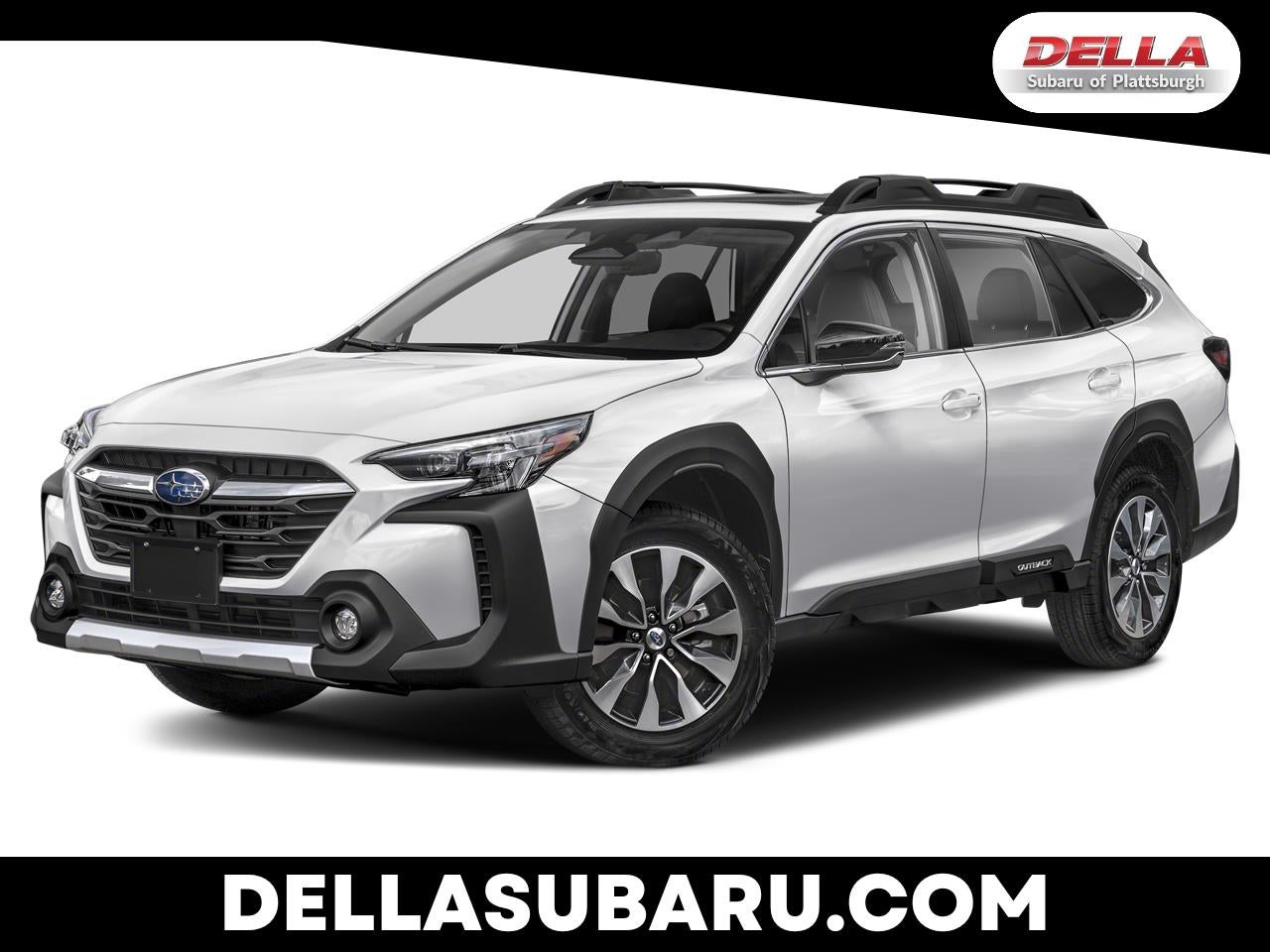 2024 Subaru Outback Limited in Ice Silver Metallic — front three-quarter view