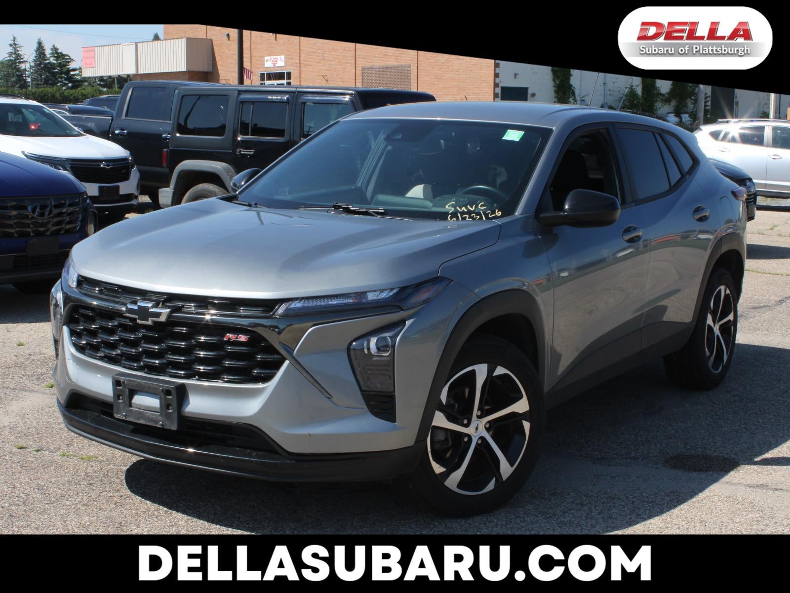 2024 Chevrolet Trax 1RS in Sterling Gray Metallic — front three-quarter view