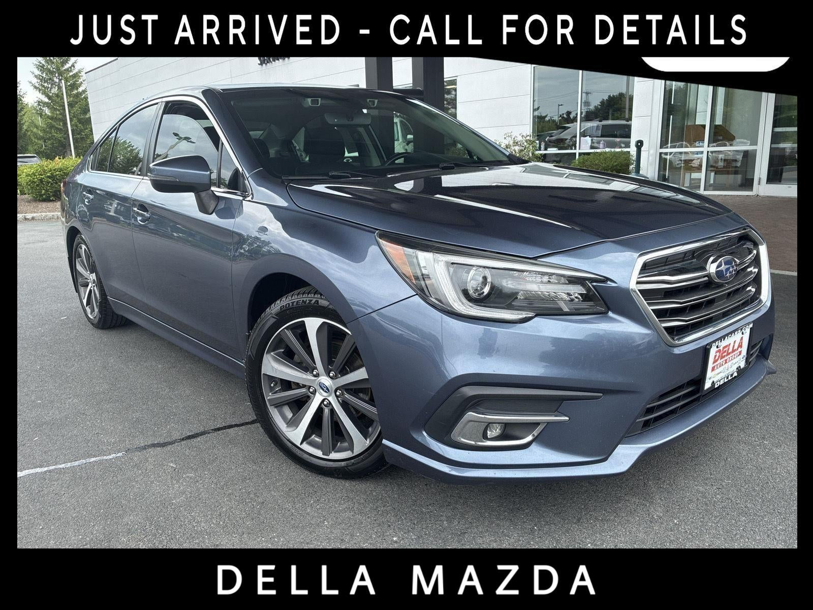 2018 Subaru Legacy Limited in Twilight Blue Metallic — front three-quarter view