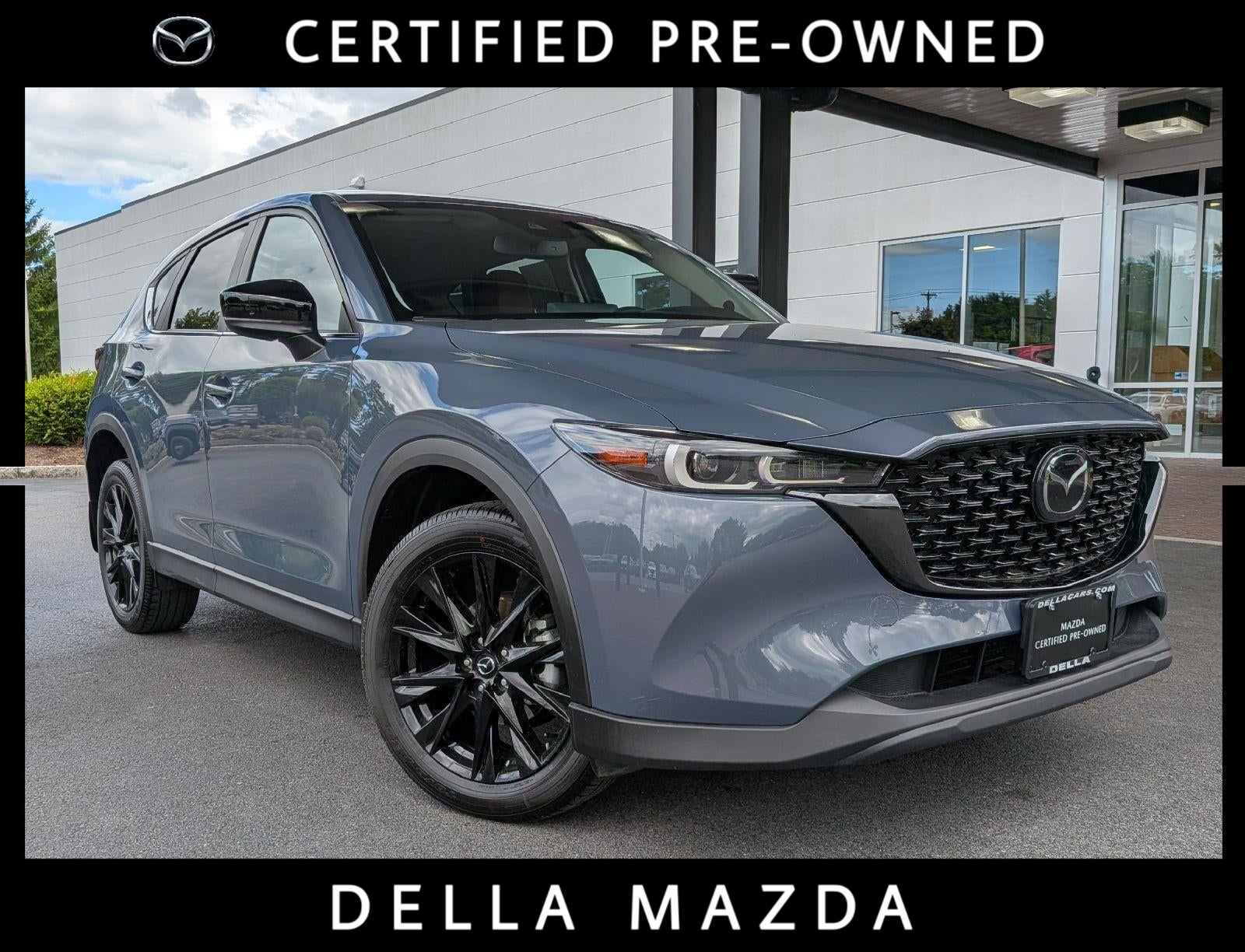 2023 Mazda Mazda CX-5 2.5 S Carbon Edition in Polymetal Gray — front three-quarter view