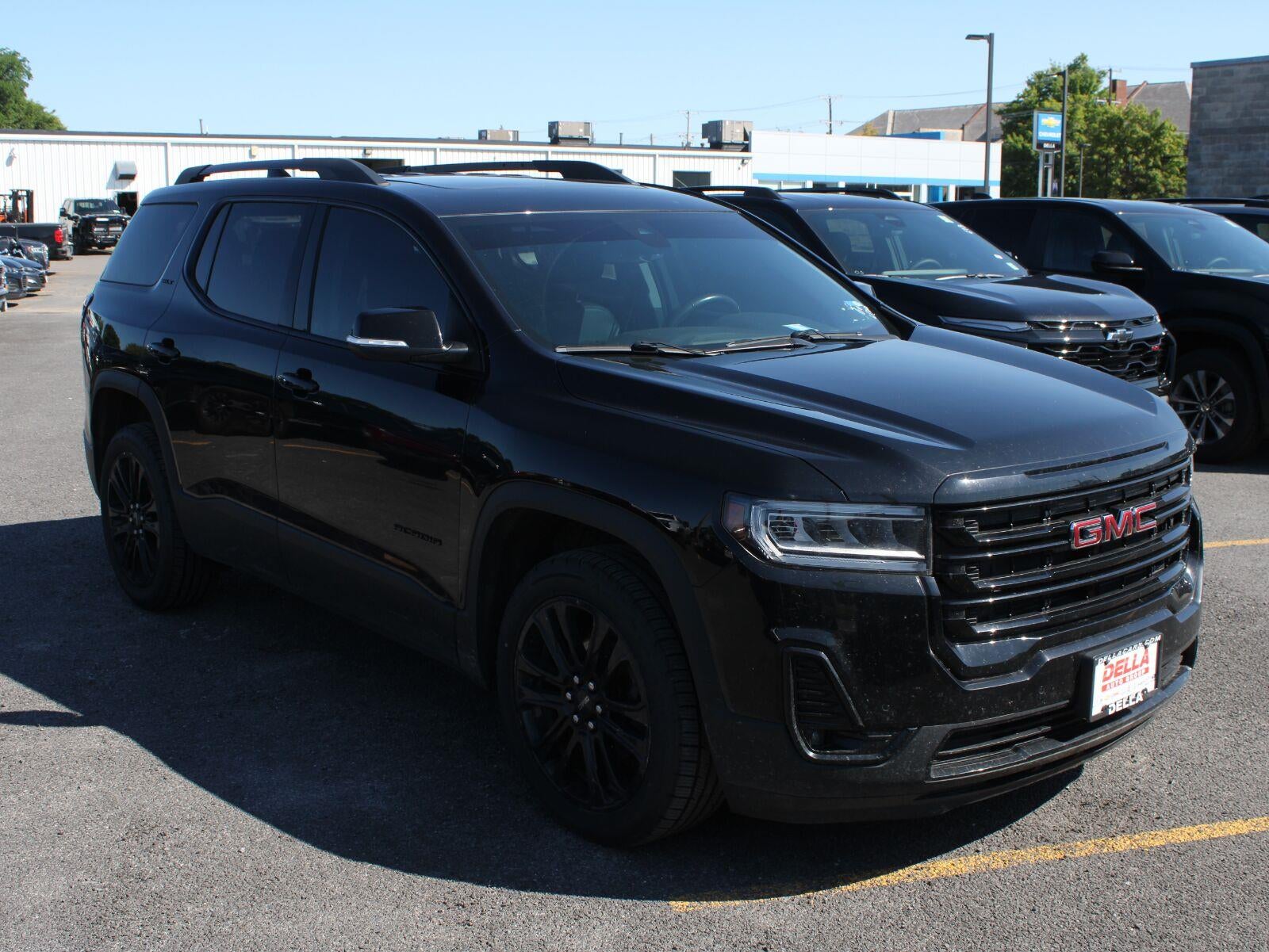 2021 GMC Acadia — rear three-quarter view