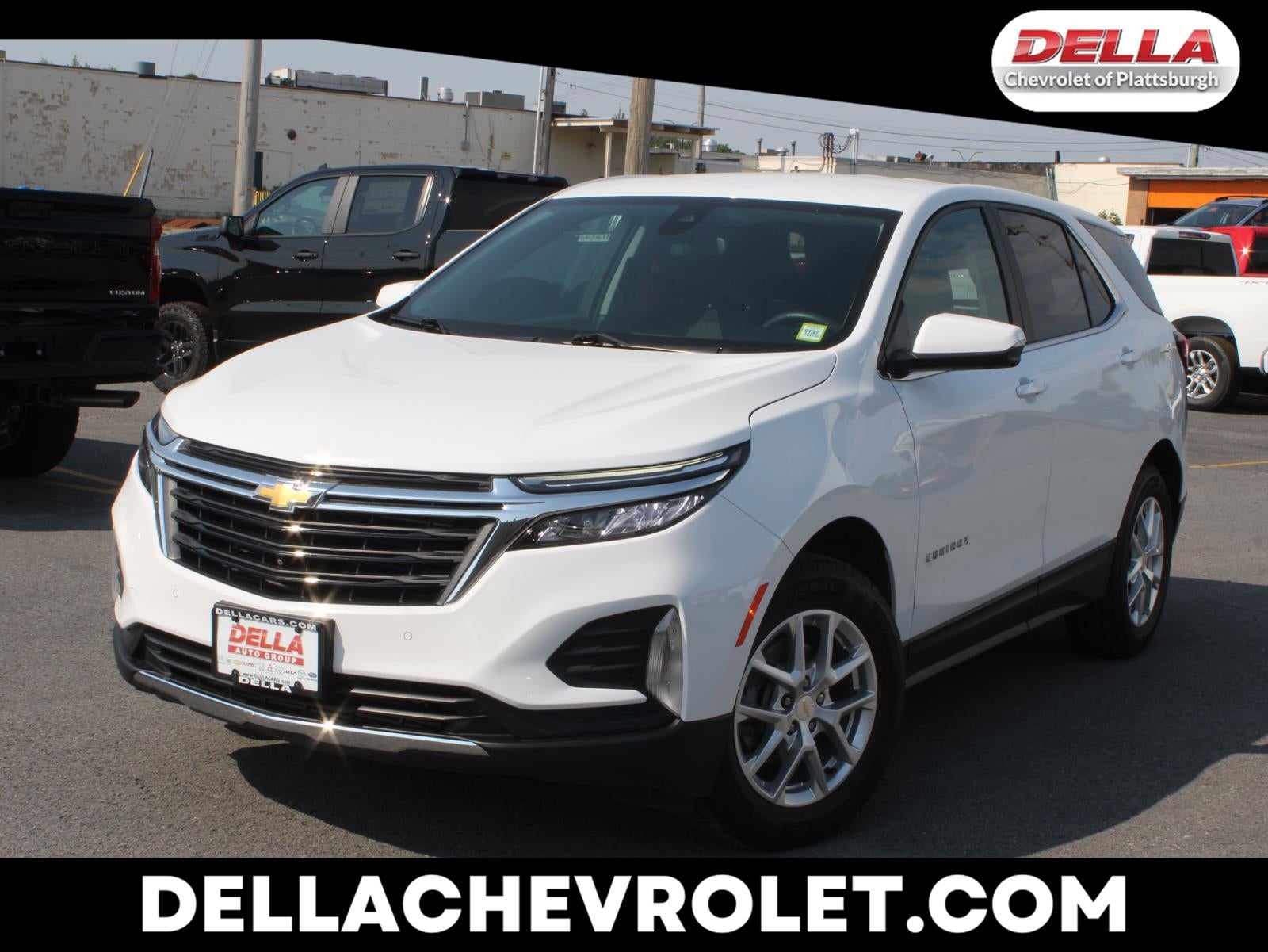 2024 Chevrolet Equinox LT in Summit White — front three-quarter view