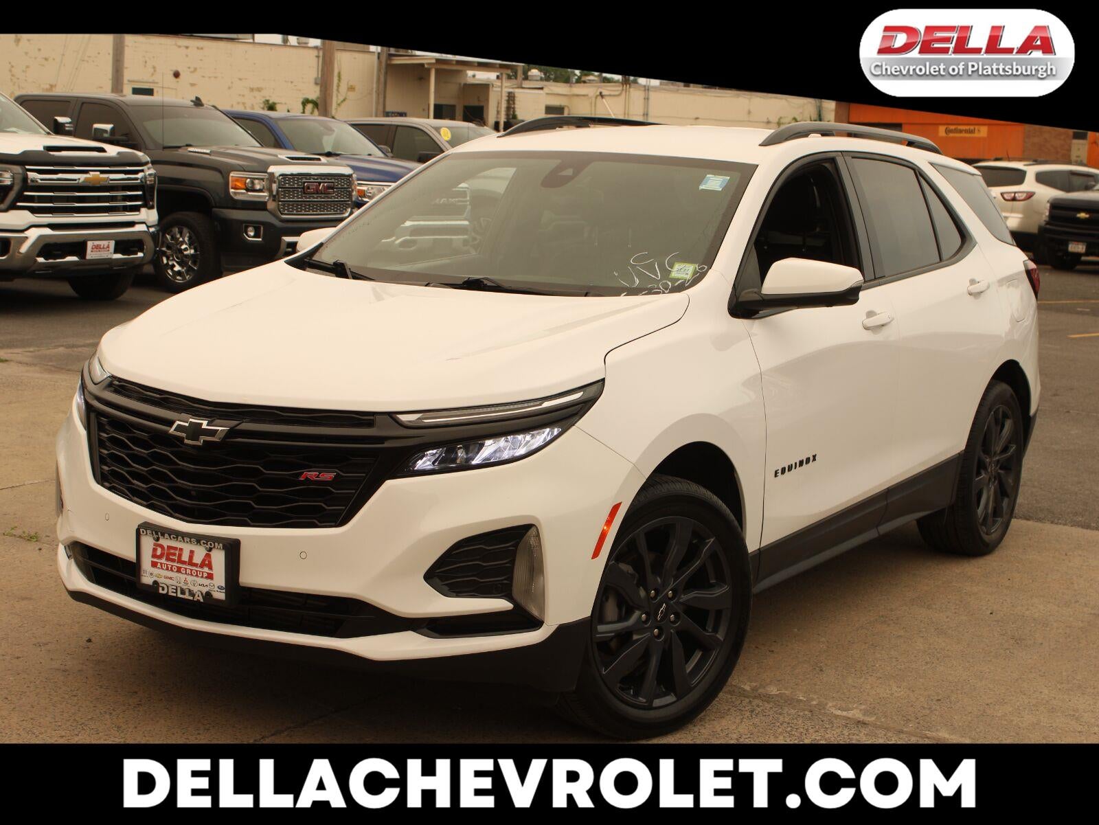 2024 Chevrolet Equinox RS in Summit White — front three-quarter view