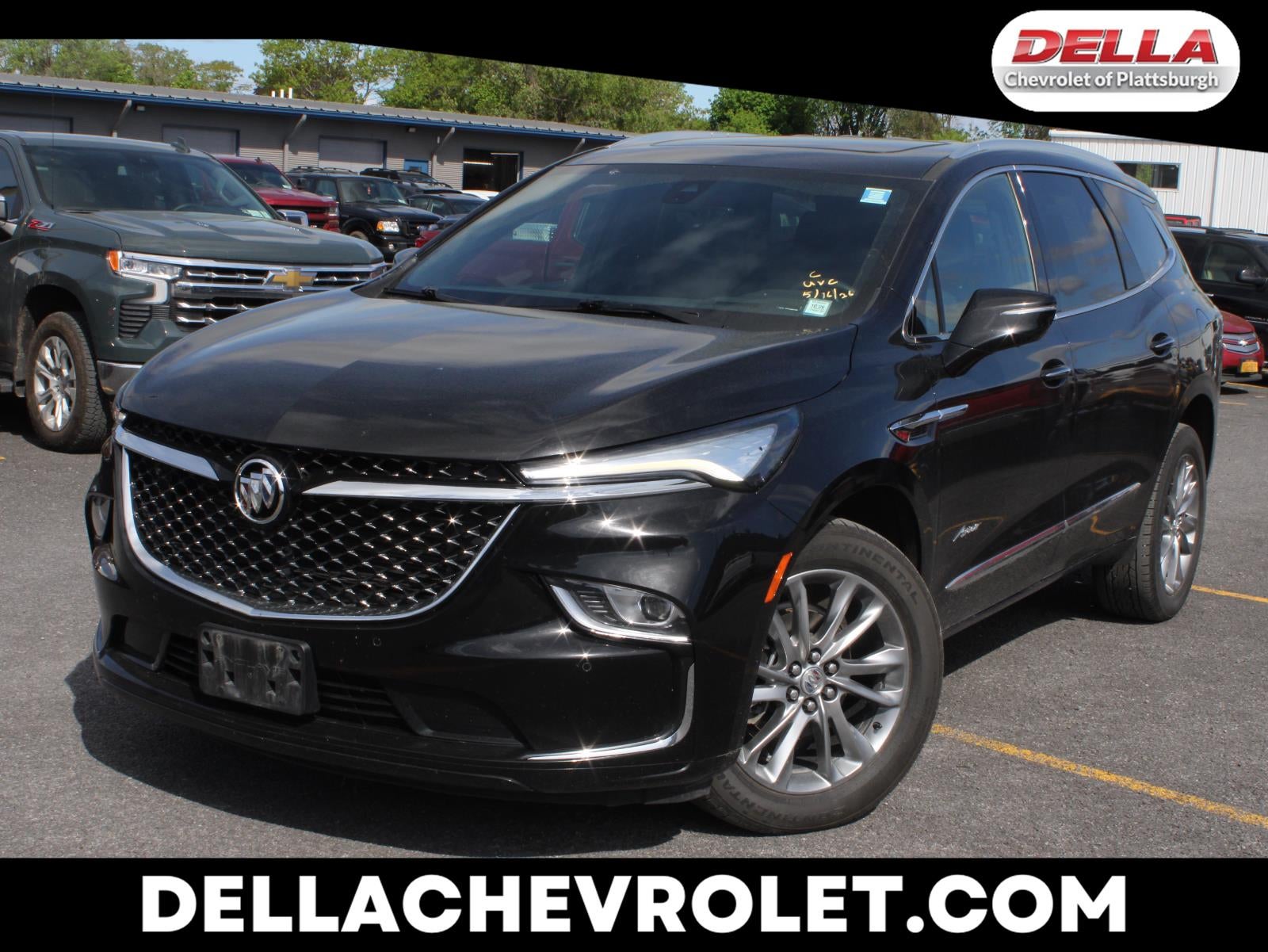 2023 Buick Enclave Avenir in Ebony Twilight Metallic — front three-quarter view