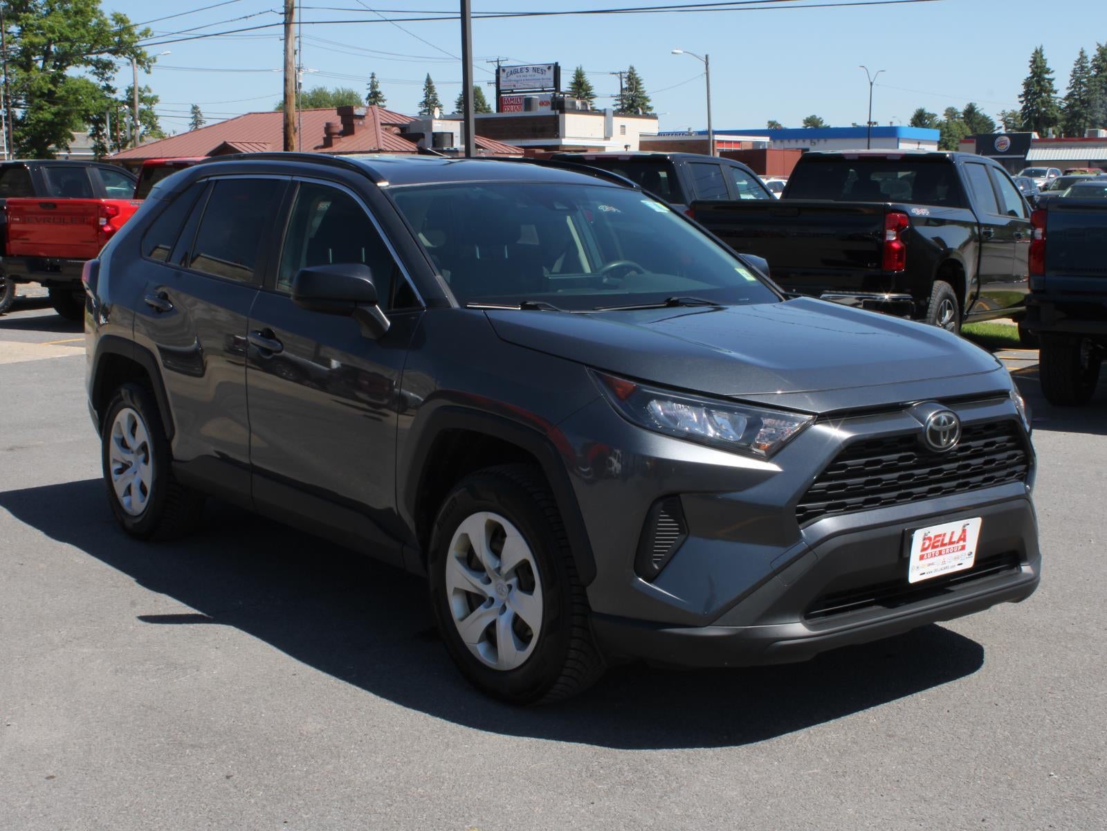 2019 Toyota RAV4 — rear three-quarter view
