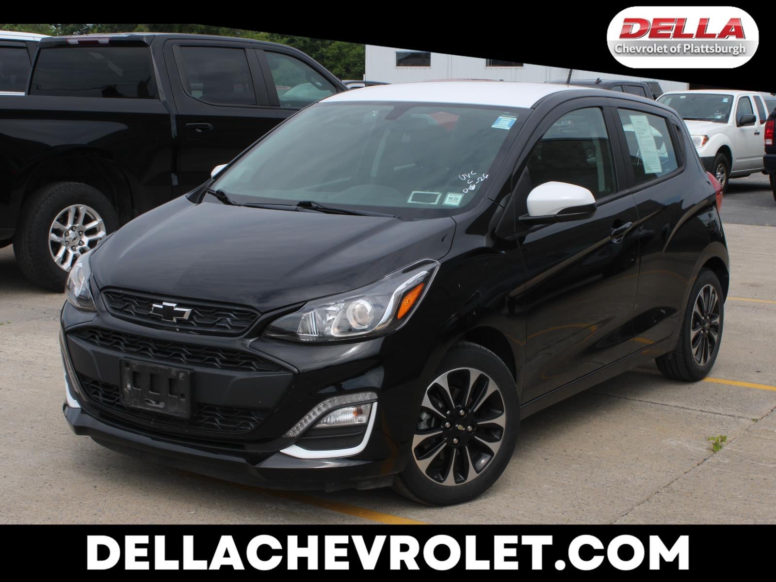 2022 Chevrolet Spark 1LT Automatic in Mosaic Black — front three-quarter view